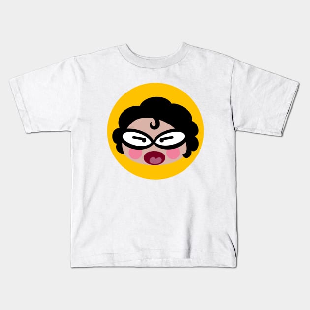 Caras Expresivas Kids T-Shirt by soniapascual